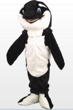 Killer Whale Mascot Costume